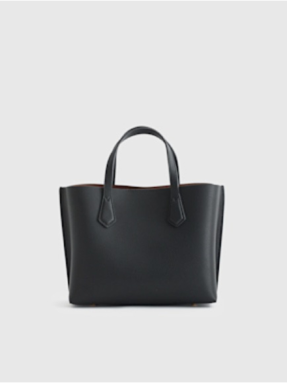 Quince Italian Leather Small Triple Compartment Tote